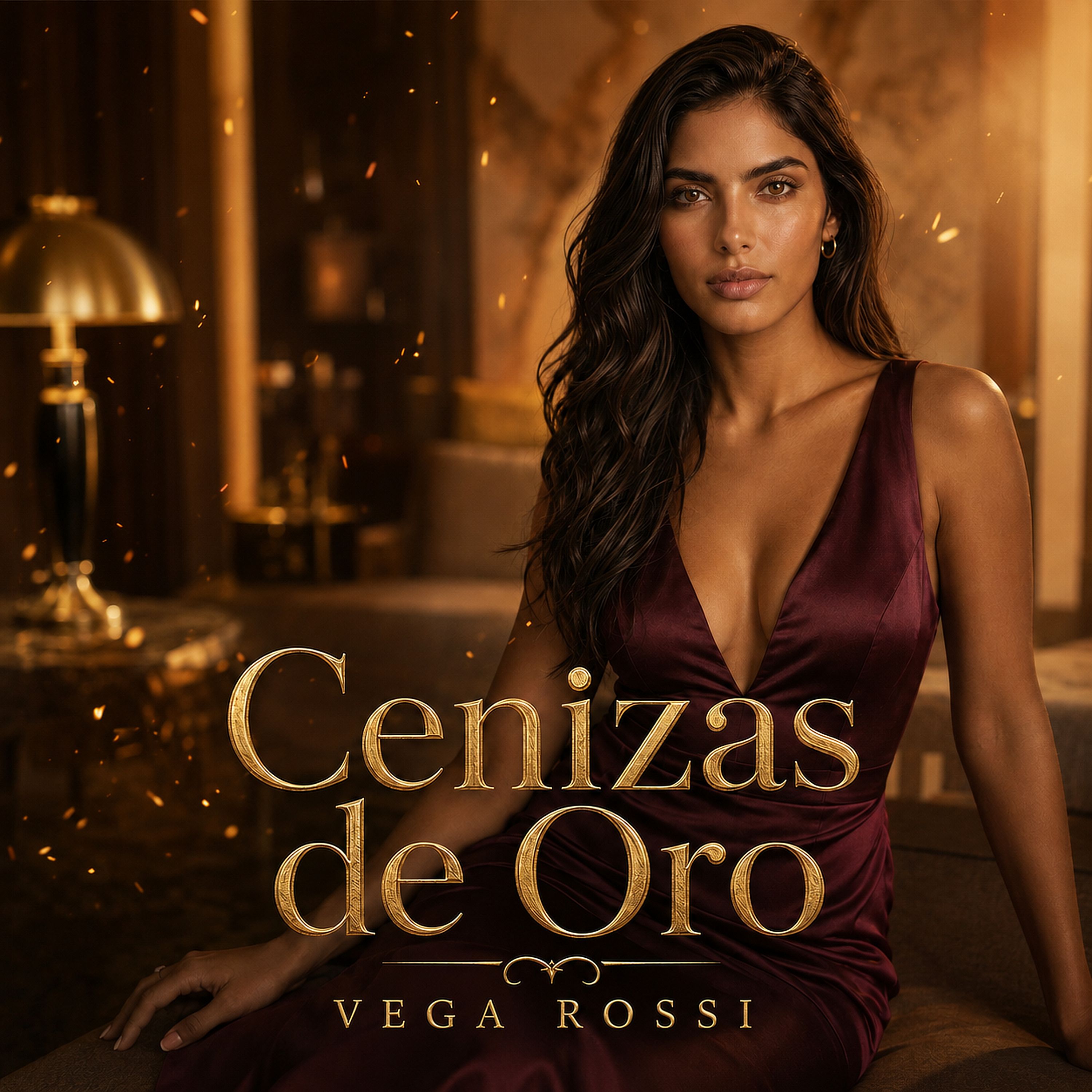 Portada oficial del single Cenizas de Oro de VEGA ROSSI